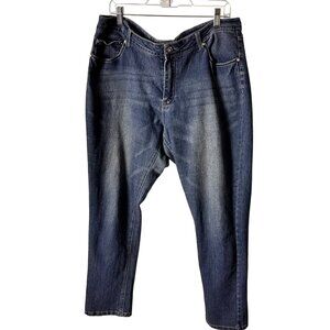 Kiss Therapy 18 Plus  Rhinestone Embellished Bootcut Jeans Classic 5-Pocket